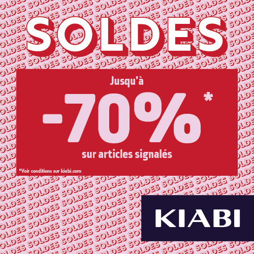 Woodshop Boissenart - Les soldes chez Kiabi - 500x500px soldes - 1