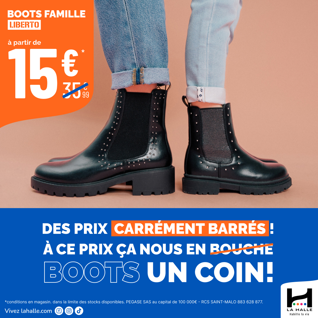 Boots La Halle Woodshop Boissenart